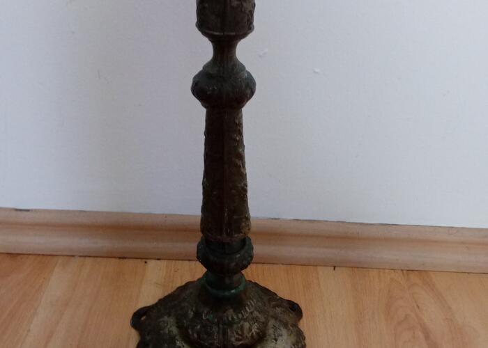 Grajewo ogłoszenia: Sprzedam stary świecznik wiek19-nasty mosiężny rzeźbiony Polski...